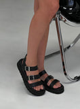 Lourdasprec- Charity Sandals Black