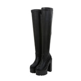 LOURDASPREC-new trends shoes seasonal shoes Thick Heel High Heel Over The Knee Boots