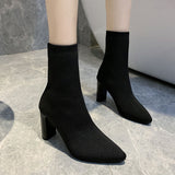 LOURDASPREC-new trends shoes seasonal shoes Stretch Knit Socks Boots