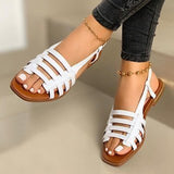LOURDASPREC-New Fashion Summer Beach Shoes Sandals Women's Size Korean Style Flat Fashion Sandals