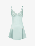 LOURDASPREC-Vacation Outfits Ins Style Lace-stitching Split Cami Dress