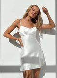 Lourdasprec--Clemence Mini Dress White