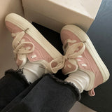LOURDASPREC-new trends shoes seasonal shoes Neon Pink Aesthetic Sneakers