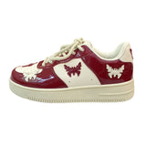 LOURDASPREC-new trends shoes seasonal shoes Grunge Butterfly Bat Aesthetic Sneakers