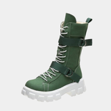 LOURDASPREC-WOMEN'S SHOES CASUAL SHOES VERSATILE SHOES Green Techwear Boots