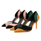 LOURDASPREC-new trends shoes seasonal shoes Pointed-toe stiletto heel sandals