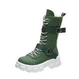 LOURDASPREC-WOMEN'S SHOES CASUAL SHOES VERSATILE SHOES Green Techwear Boots