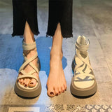 LOURDASPREC-New Fashion Summer Beach Shoes Sandals Casual Attractive Women's Platform Open Toe Sandals