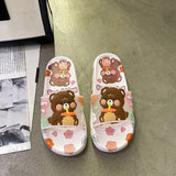 LOURDASPREC-New Fashion Summer Beach Shoes Sandals Charming Plastic Home Indoor Cute Dormitory Sandals