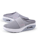 LOURDASPREC-New Fashion Summer Beach Shoes Sandals Women's Size Mesh Summer Half Air Cushion Sandals