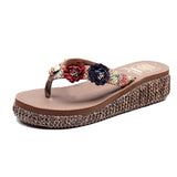LOURDASPREC-New Fashion Summer Beach Shoes Sandals Women's Summer Outdoor Wear Fashionable Flip-flops Popular Slippers