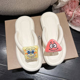 LOURDASPREC-New Fashion Summer Beach Shoes Sandals Women's Super Cute Spring Cartoon Flip-flops Sandals