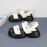LOURDASPREC-New Fashion Summer Beach Shoes Sandals Women's Platform Summer Height Increasing Small Leisure Sandals