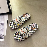 LOURDASPREC-New Fashion Summer Beach Shoes Sandals Charming Plastic Home Indoor Cute Dormitory Sandals