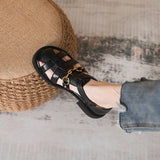 LOURDASPREC-New Fashion Summer Beach Shoes Sandals Women's Toe Cap Weave Vintage Buckle Roman Style Sandals