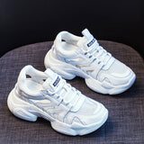 LOURDASPREC-New Fashion Summer Beach Shoes Sandals Women's Platform Mesh Surface Hollowed Leisure White Sandals