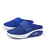 LOURDASPREC-New Fashion Summer Beach Shoes Sandals Women's Size Mesh Summer Half Air Cushion Sandals