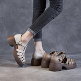 LOURDASPREC-Graduation Gift Back to School Season Durable Women's Velcro Summer Authentic Hollow Sandals