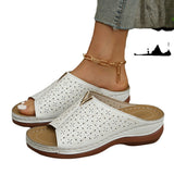 LOURDASPREC-New Fashion Summer Beach Shoes Sandals Women's Plus Size Wedge Peep Toe Platform Outer Sandals