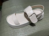 LOURDASPREC-New Fashion Summer Beach Shoes Sandals Women's Style Single Strap Summer Thick Bottom Sandals