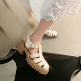 LOURDASPREC-Graduation Gift Back to School Season New Women's Roman Summer Muffin Chunky Sandals