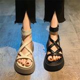 LOURDASPREC-New Fashion Summer Beach Shoes Sandals Casual Attractive Women's Platform Open Toe Sandals