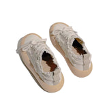 LOURDASPREC-New Fashion Summer Beach Shoes Sandals Women's Half Summer Height Increasing White Thick Bottom Sandals