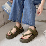 LOURDASPREC-New Fashion Summer Beach Shoes Sandals Women's Platform Summer Slip-on Fashion Street Shooting Sandals