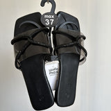 LOURDASPREC-New Fashion Summer Beach Shoes Sandals Women's Summer Fashion Leisure Rhinestone Plus Size Sandals