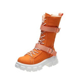 LOURDASPREC-WOMEN'S SHOES CASUAL SHOES VERSATILE SHOES Orange Boots Techwear