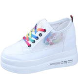 LOURDASPREC-WOMEN'S SHOES CASUAL SHOES VERSATILE SHOES Best White Platform Sneakers