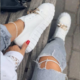 LOURDASPREC-WOMEN'S SHOES CASUAL SHOES VERSATILE SHOES Best White Sneakers With Platform