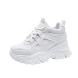 LOURDASPREC-WOMEN'S SHOES CASUAL SHOES VERSATILE SHOES Chunky white platform sneakers