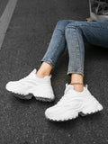 LOURDASPREC-WOMEN'S SHOES CASUAL SHOES VERSATILE SHOES Comfortable Platform White Sneakers