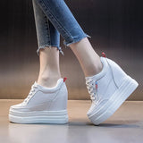 LOURDASPREC-WOMEN'S SHOES CASUAL SHOES VERSATILE SHOES Comfortable White Platform Sneakers