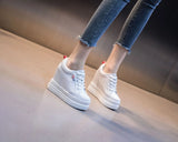 LOURDASPREC-WOMEN'S SHOES CASUAL SHOES VERSATILE SHOES Comfortable White Platform Sneakers