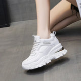 LOURDASPREC-WOMEN'S SHOES CASUAL SHOES VERSATILE SHOES Designer White Platform Sneakers