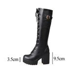 LOURDASPREC-WOMEN'S SHOES CASUAL SHOES VERSATILE SHOES Long Techwear Boots