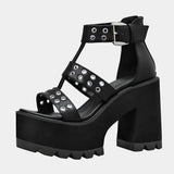 LOURDASPREC-WOMEN'S SHOES CASUAL SHOES VERSATILE SHOES Black Techwear Sandals