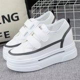 LOURDASPREC-WOMEN'S SHOES CASUAL SHOES VERSATILE SHOES High Platform Sneakers White