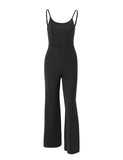 LOURDASPREC-Vacation Outfits Ins Style Backless Camisole One-Piece  Jumpsuit  Slim    For