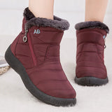 LOURDASPREC- Eco-Friendly Waterproof Women’s Ankle Snow Boots