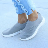 LOURDASPREC- Eco-Friendly Slip-On Mesh White Sneakers