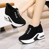 LOURDASPREC- Platform Sneakers: Casual Wedge Summer Trainers