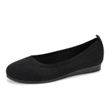 LOURDASPREC- Eco-Friendly Oversized Knitted Comfort Flat Shoes