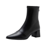 LOURDASPREC- Thick Heel Eco Ankle Boots