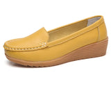 LOURDASPREC- Eco-Friendly Soft Leather Heeled Loafers