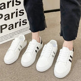 LOURDASPREC- New Spring/Autumn Anti-Slip Casual White Flat Sneakers