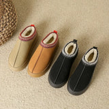 LOURDASPREC- Eco-friendly Suede Leather Winter Snow Boots