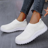 LOURDASPREC- Lightweight White Knitting Sock Flat